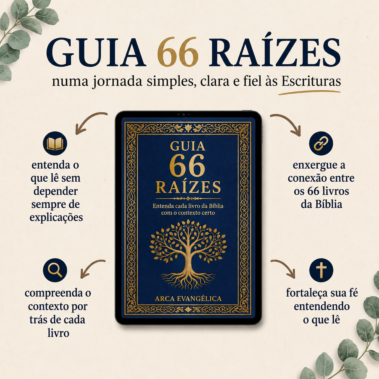 Página interna do Guia das 66 Raízes